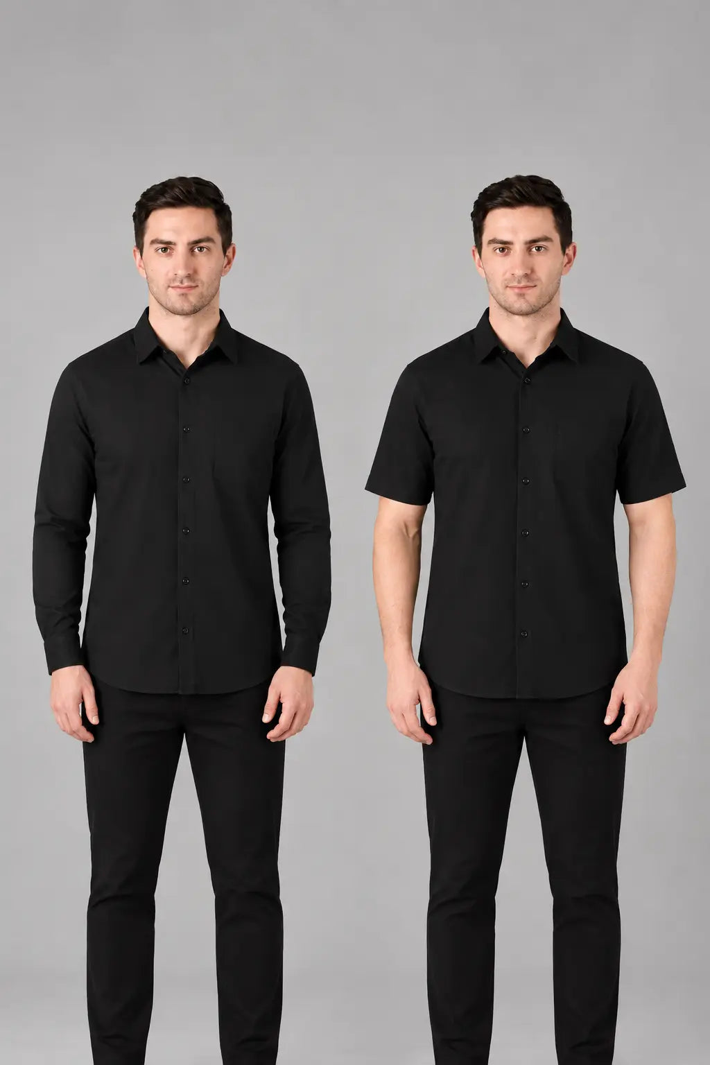 Full sleeve shirt vs half sleeve shirt