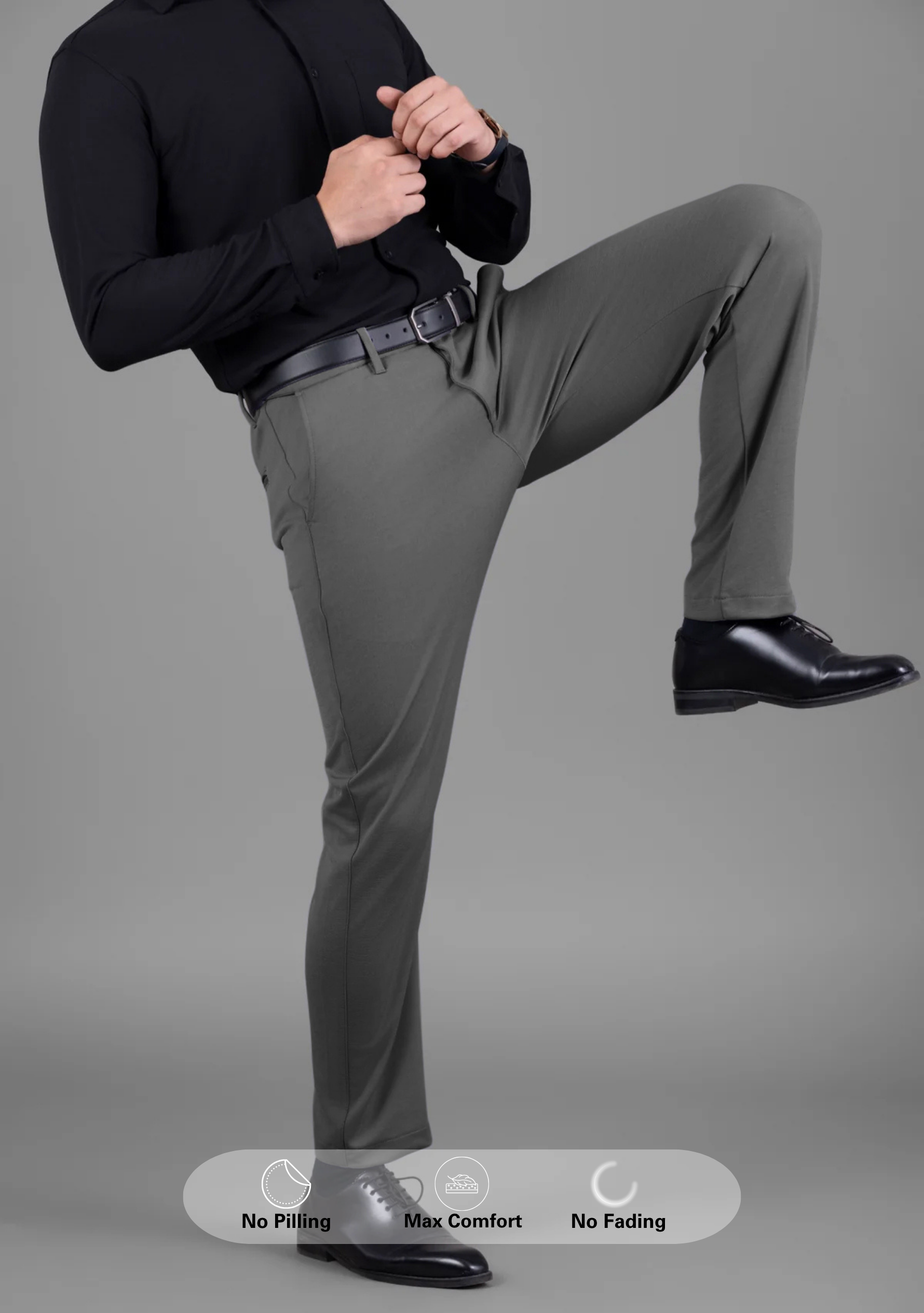 UltraEase 4way Stretch Roman Grey Pant