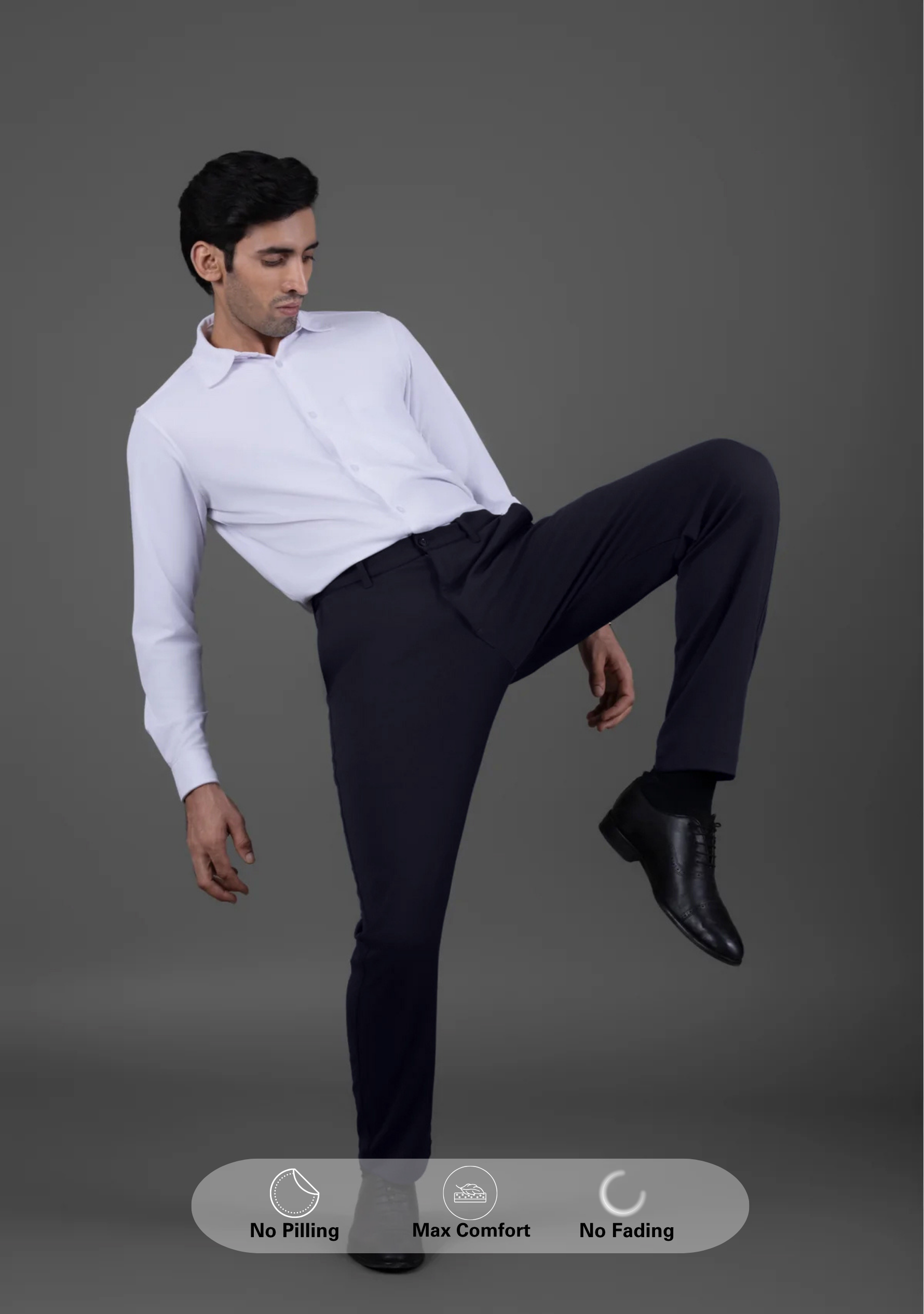 UltraEase 4way Stretch Stone Blue Pant