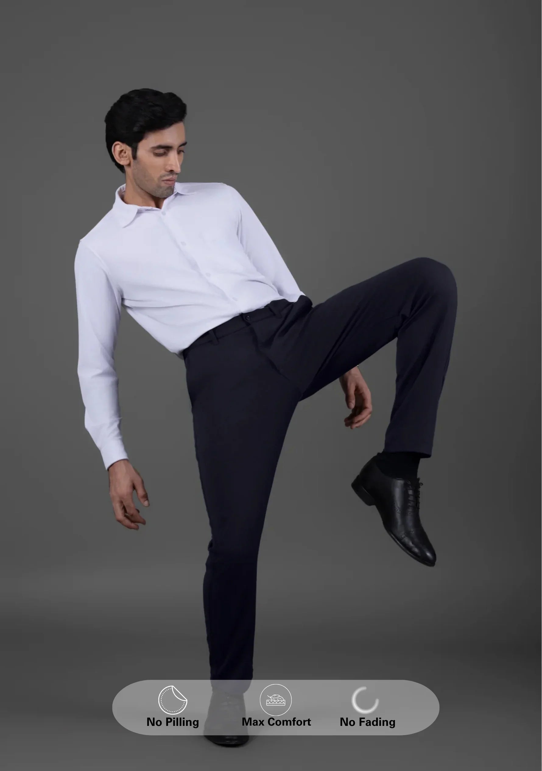 UltraEase 4way Stretch Stone Blue Pant - The Manatomy