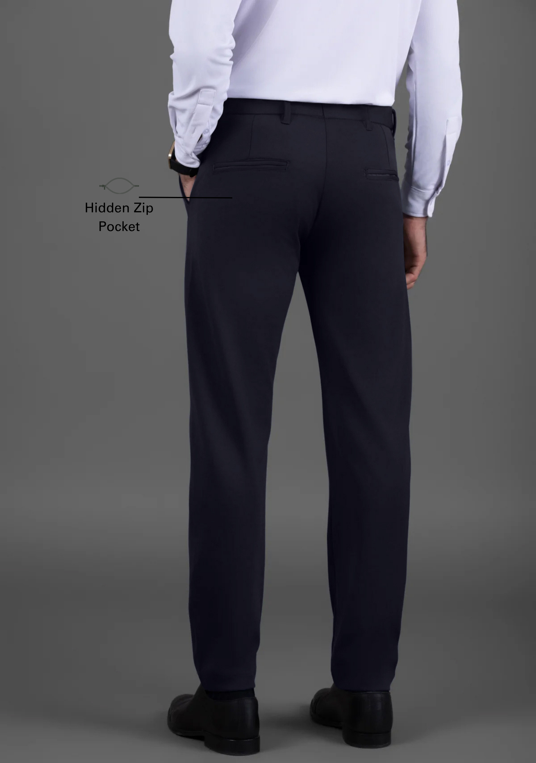 UltraEase 4way Stretch Stone Blue Pant