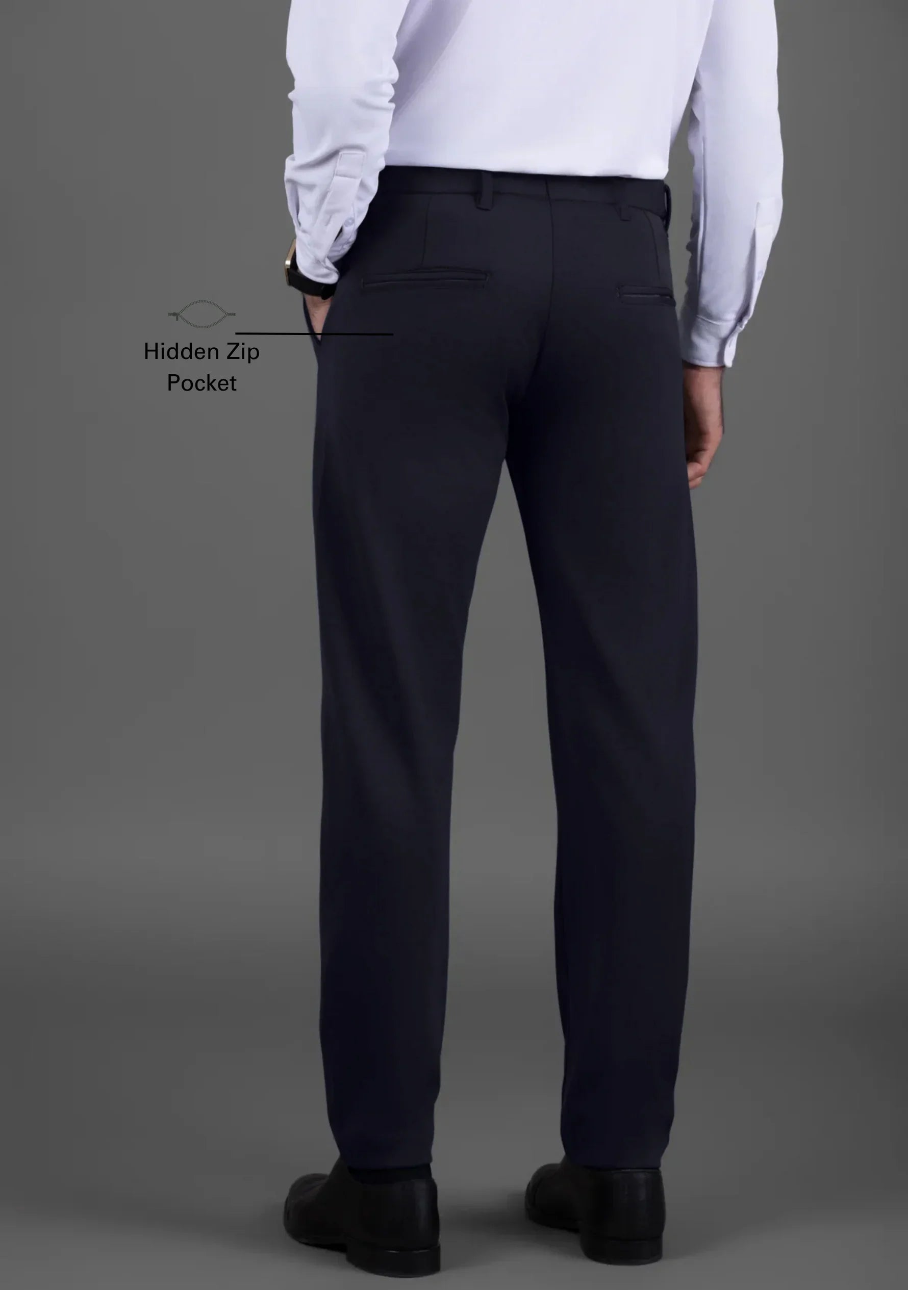 UltraEase 4way Stretch Stone Blue Pant - The Manatomy