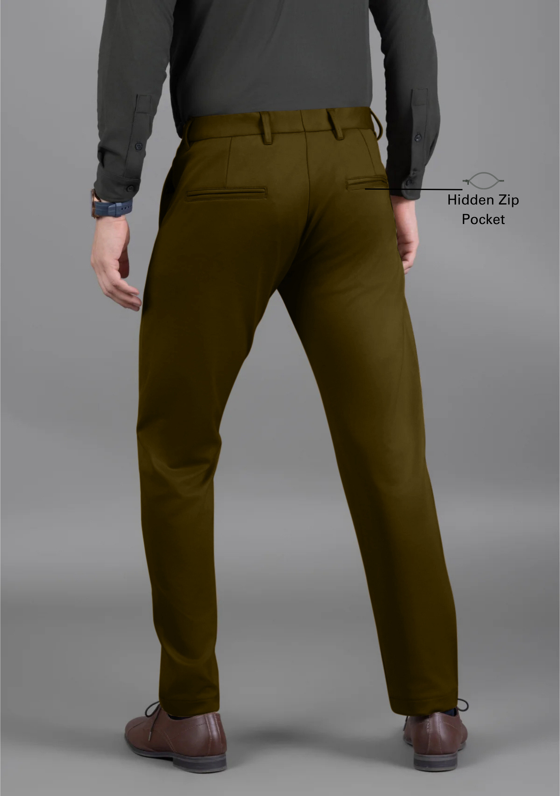UltraEase 4way Stretch Dark Brown Pant