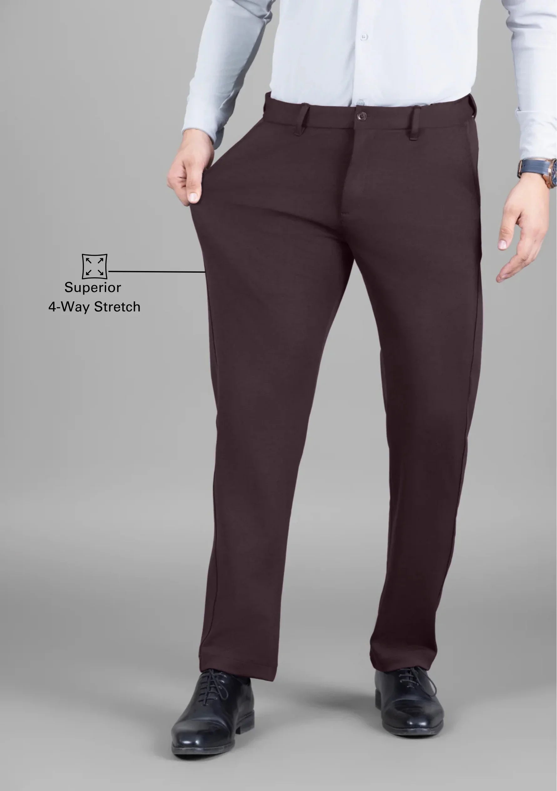 UltraEase 4way Stretch Mulberry Pant - The Manatomy