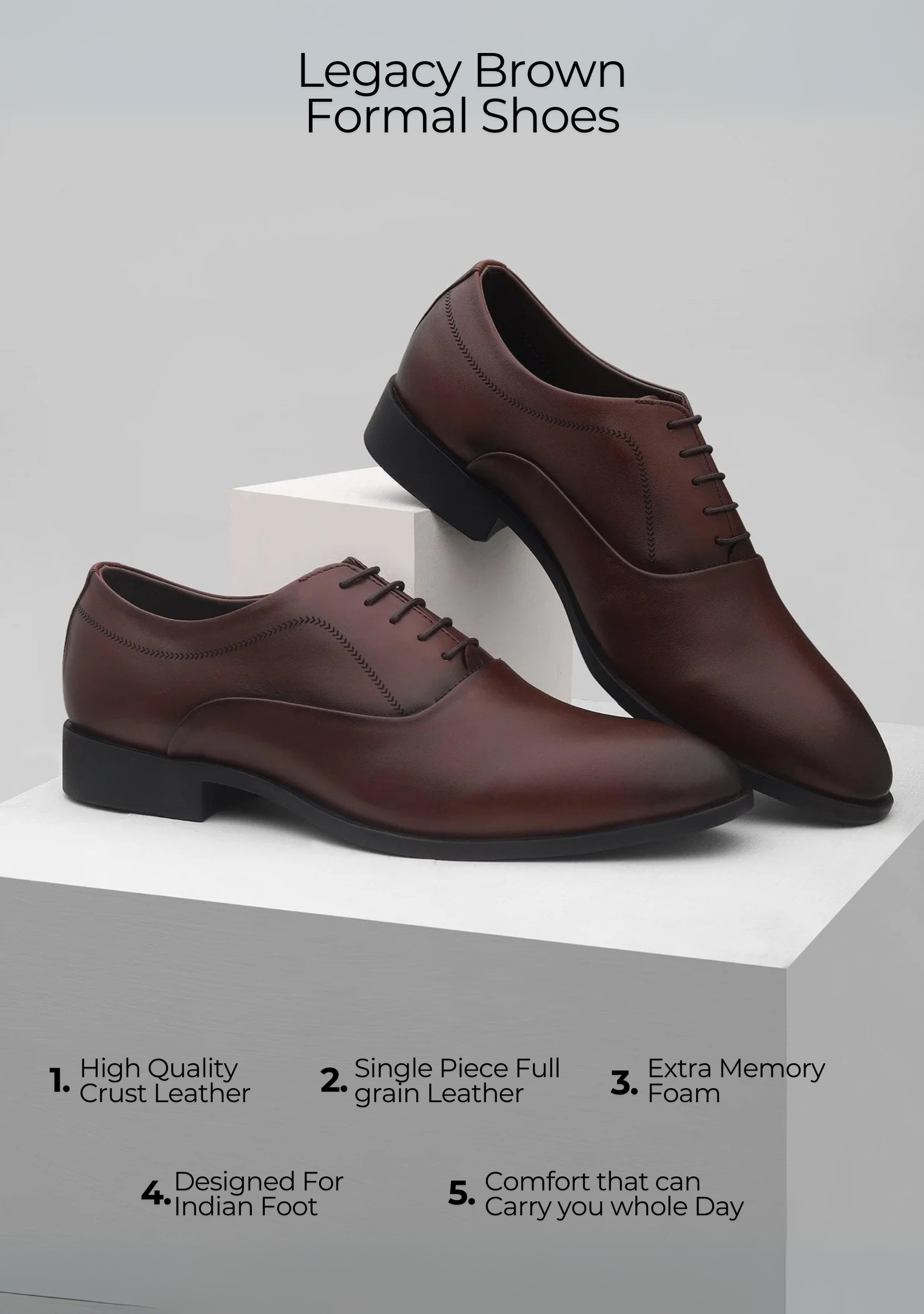Brown Legacy – Premium Italian Leather Shoes - The Manatomy