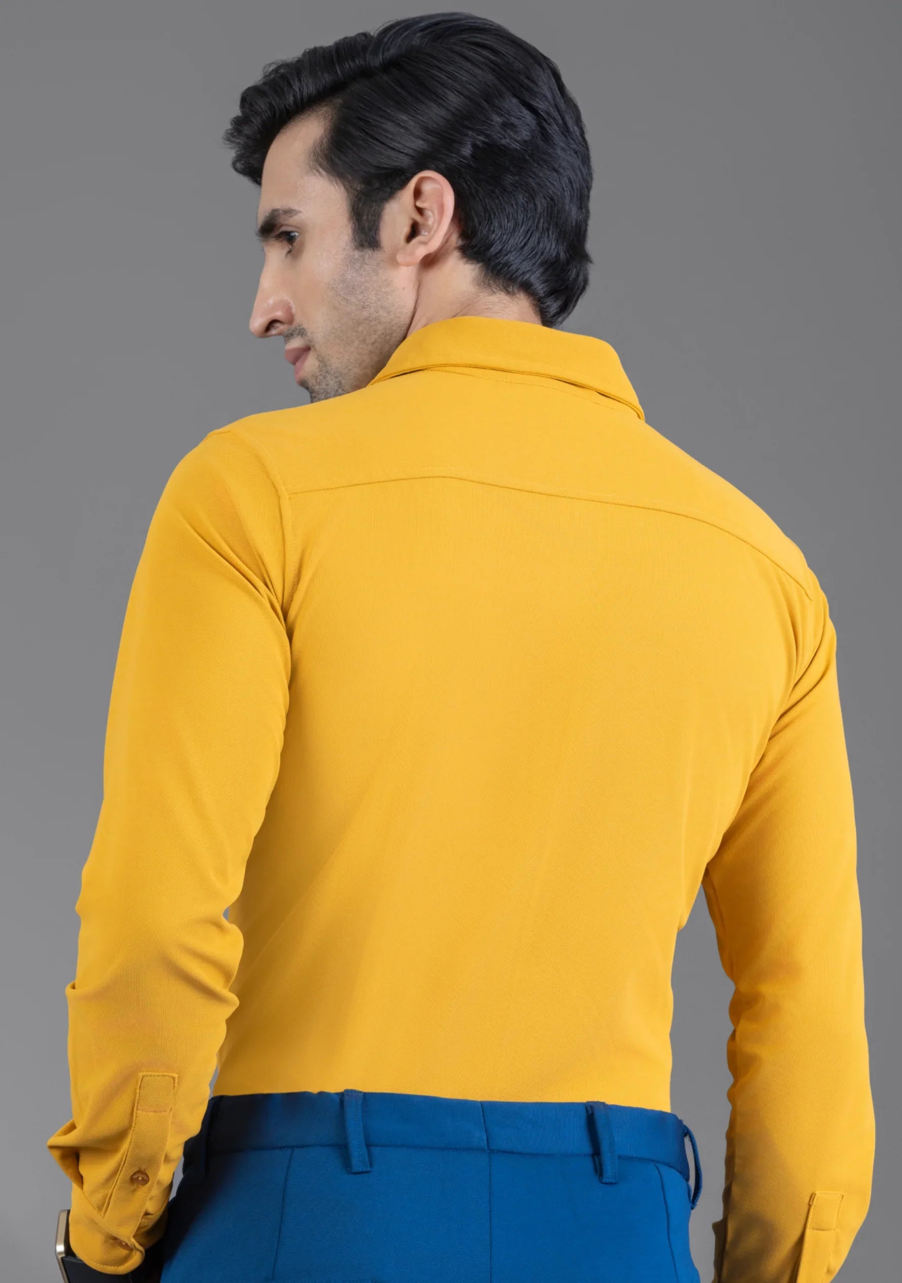 Bright Mango Full Sleeve Versatile Shirt - The Manatomy