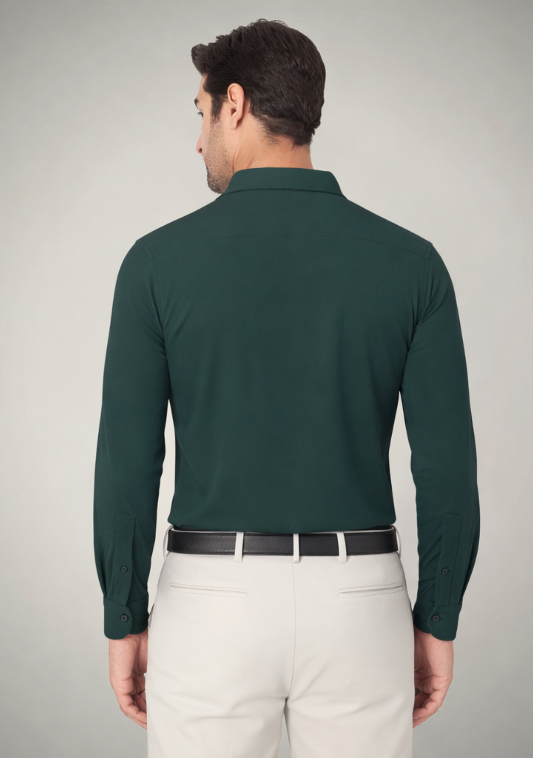 Deep Teal Full Sleeve Versatile Shirt