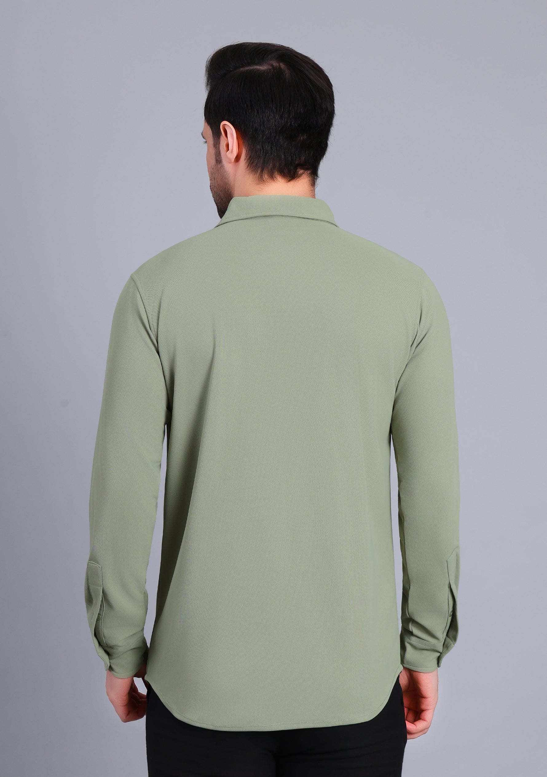 Laurel Green Full Sleeve Versatile Shirt