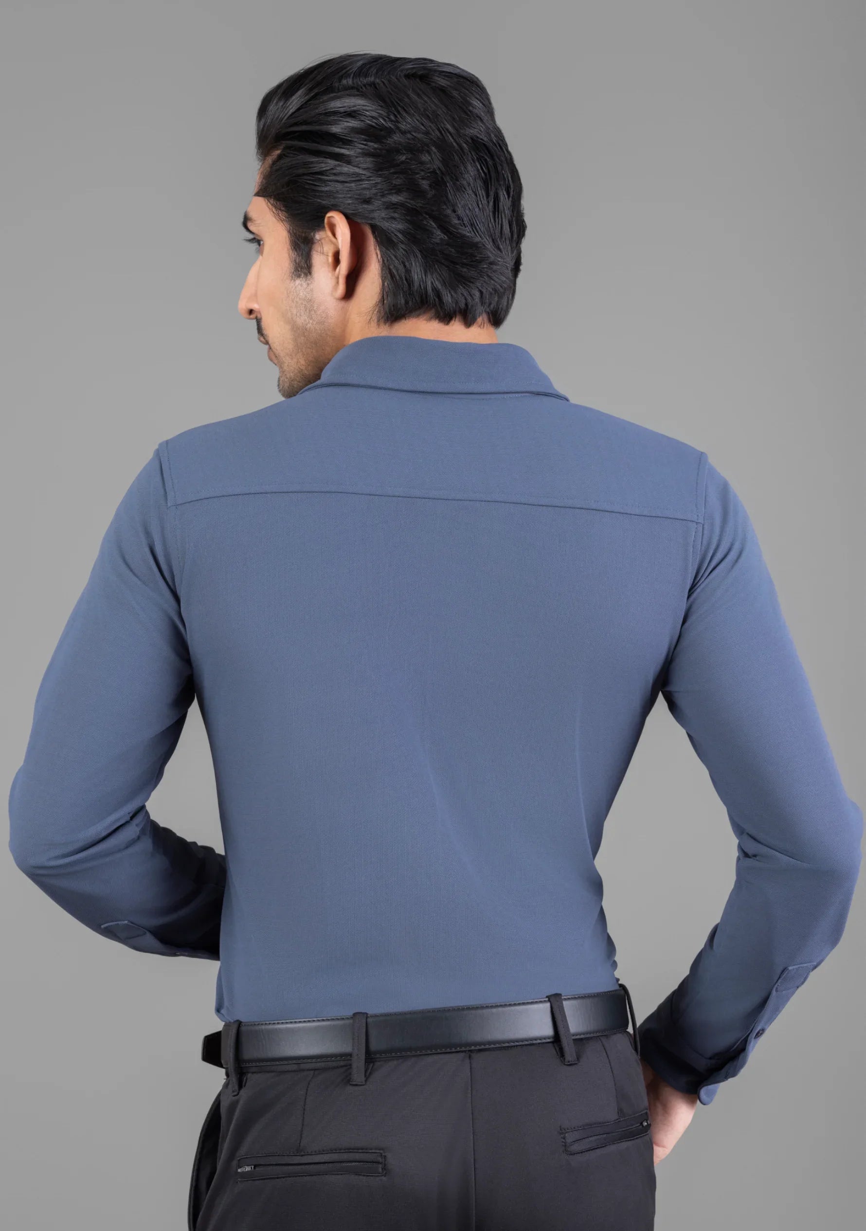 Pearl Grey Full Sleeve Versatile Shirt - The Manatomy