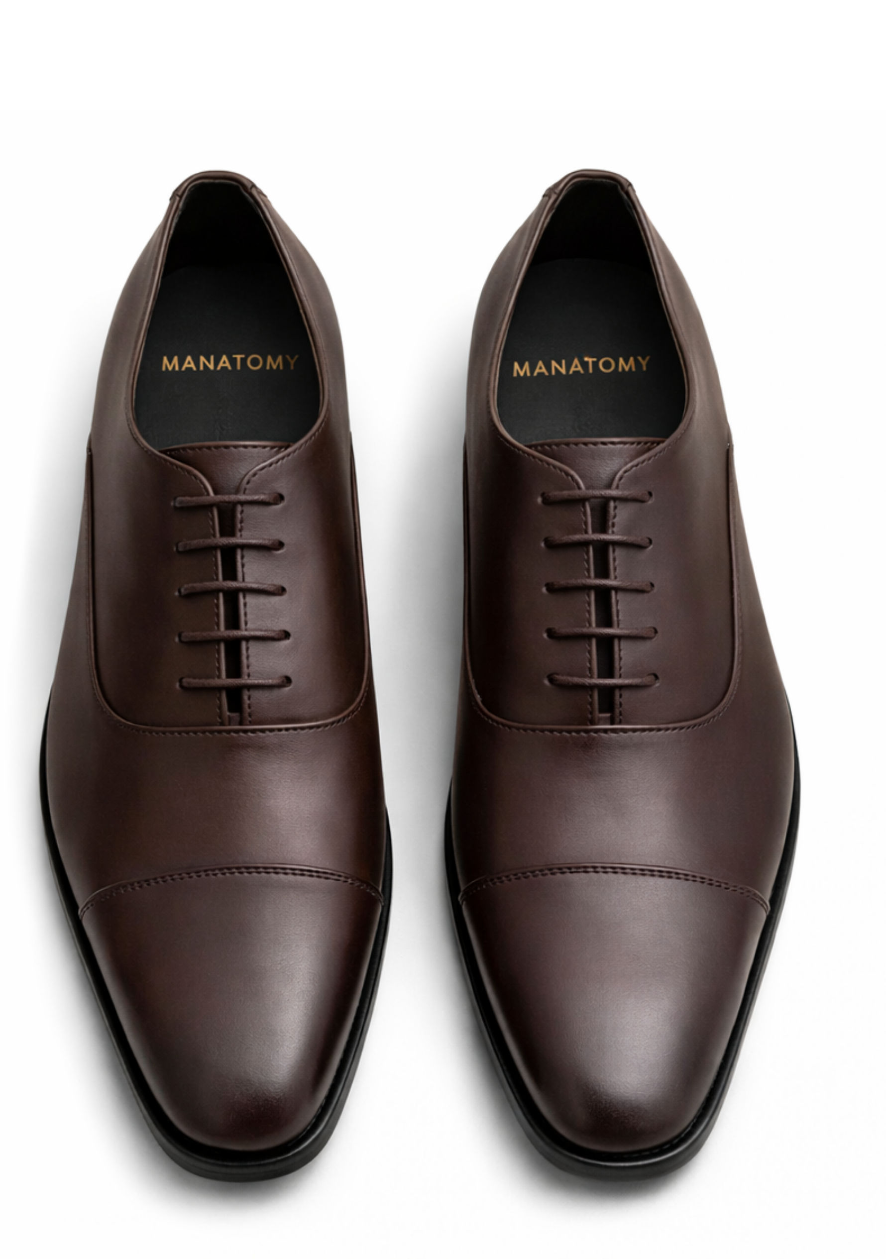 Prestige Cap Toe Brown Shoes