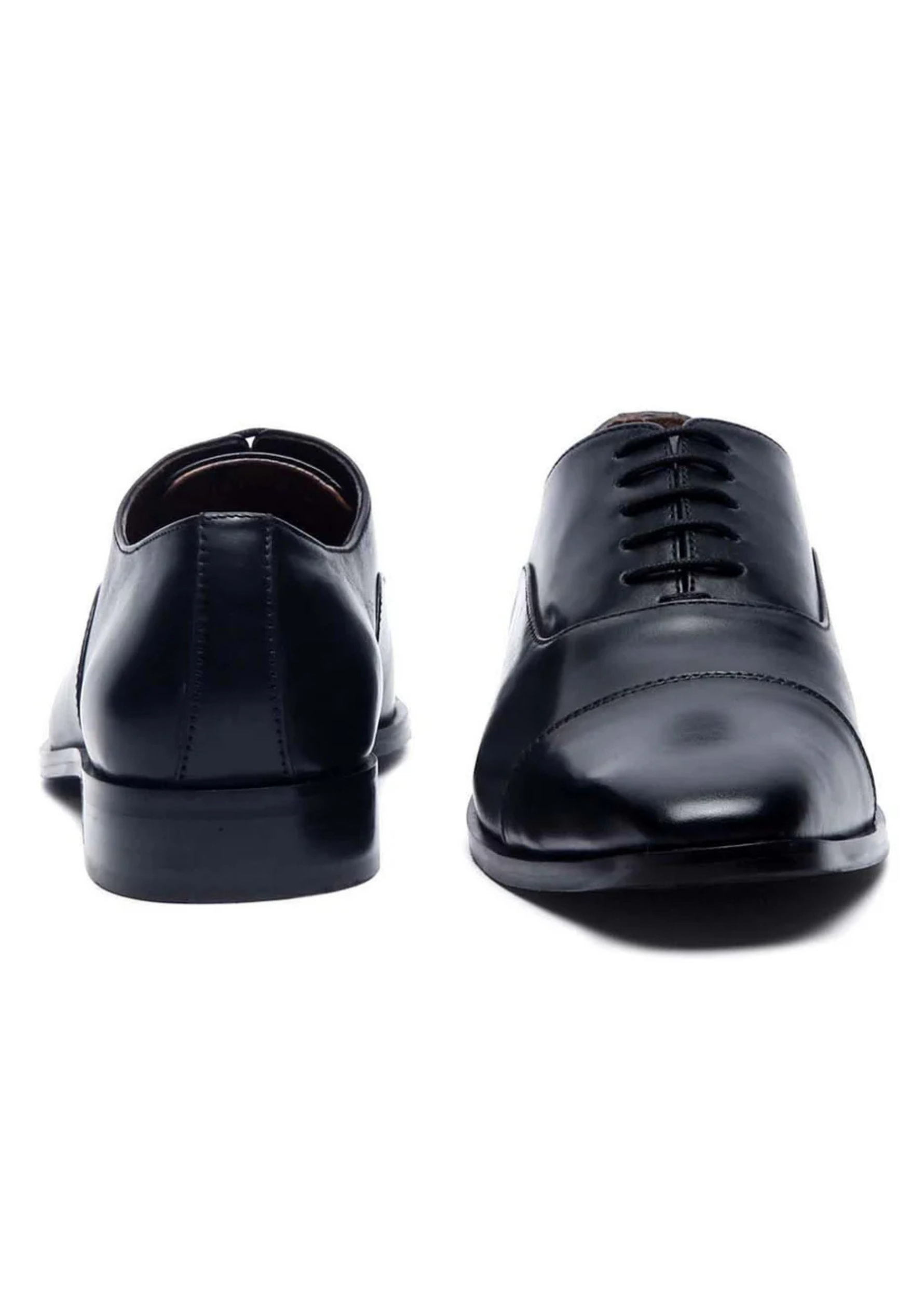 Prestige Cap Toe Black Shoes