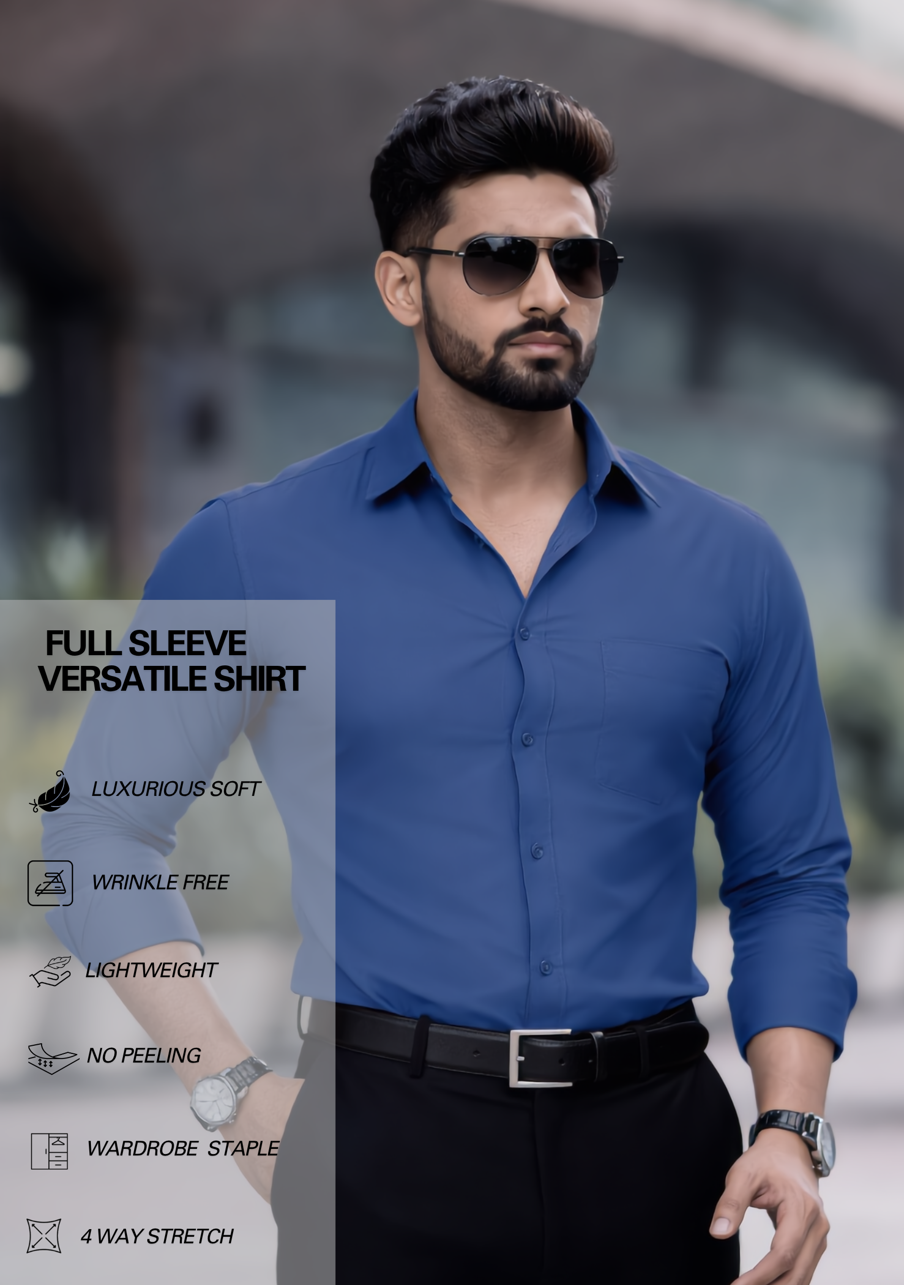 The Signature Combo – Dark Grey Shirt + Black Pant