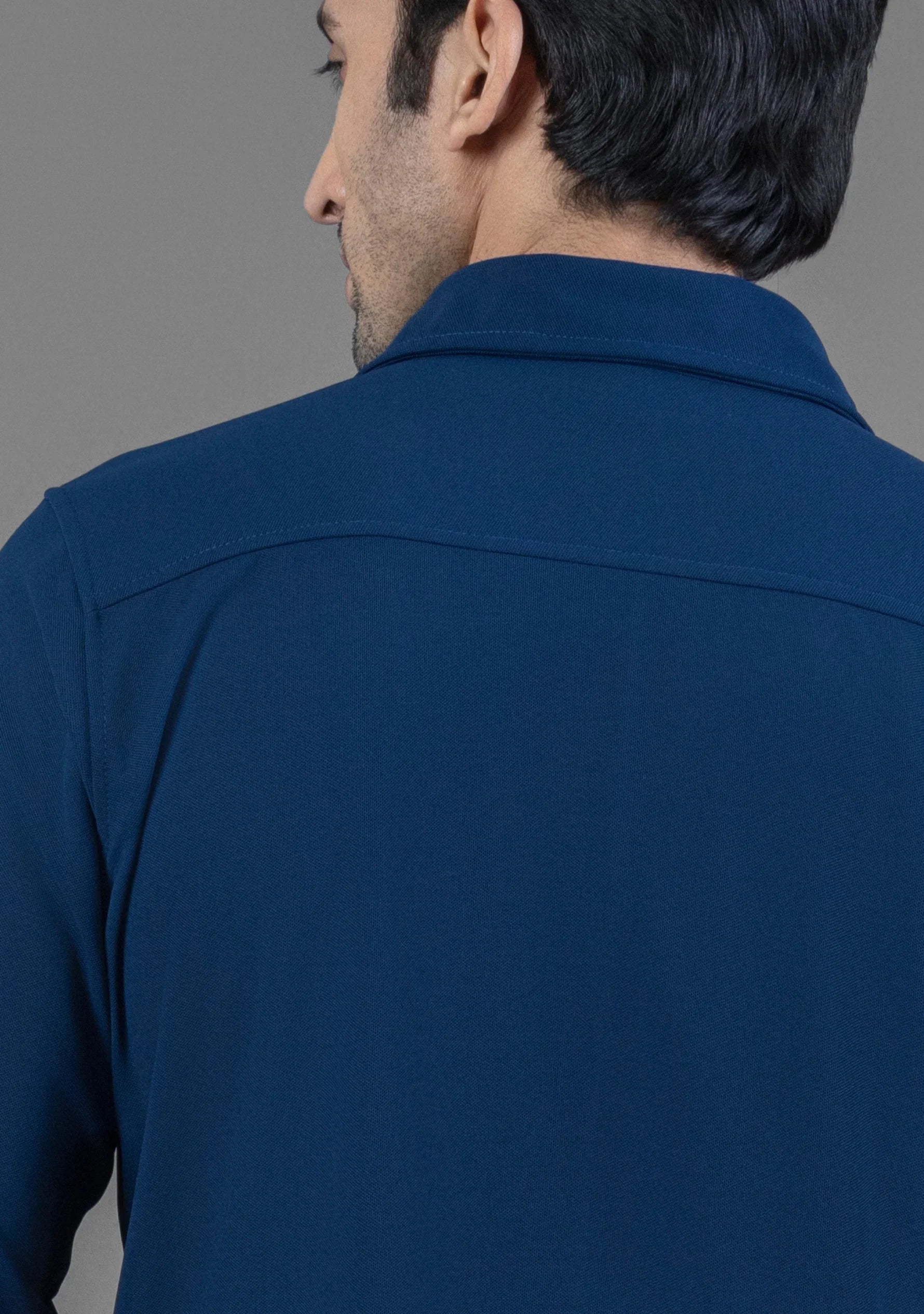 True Navy Full Sleeve Versatile Shirt - The Manatomy