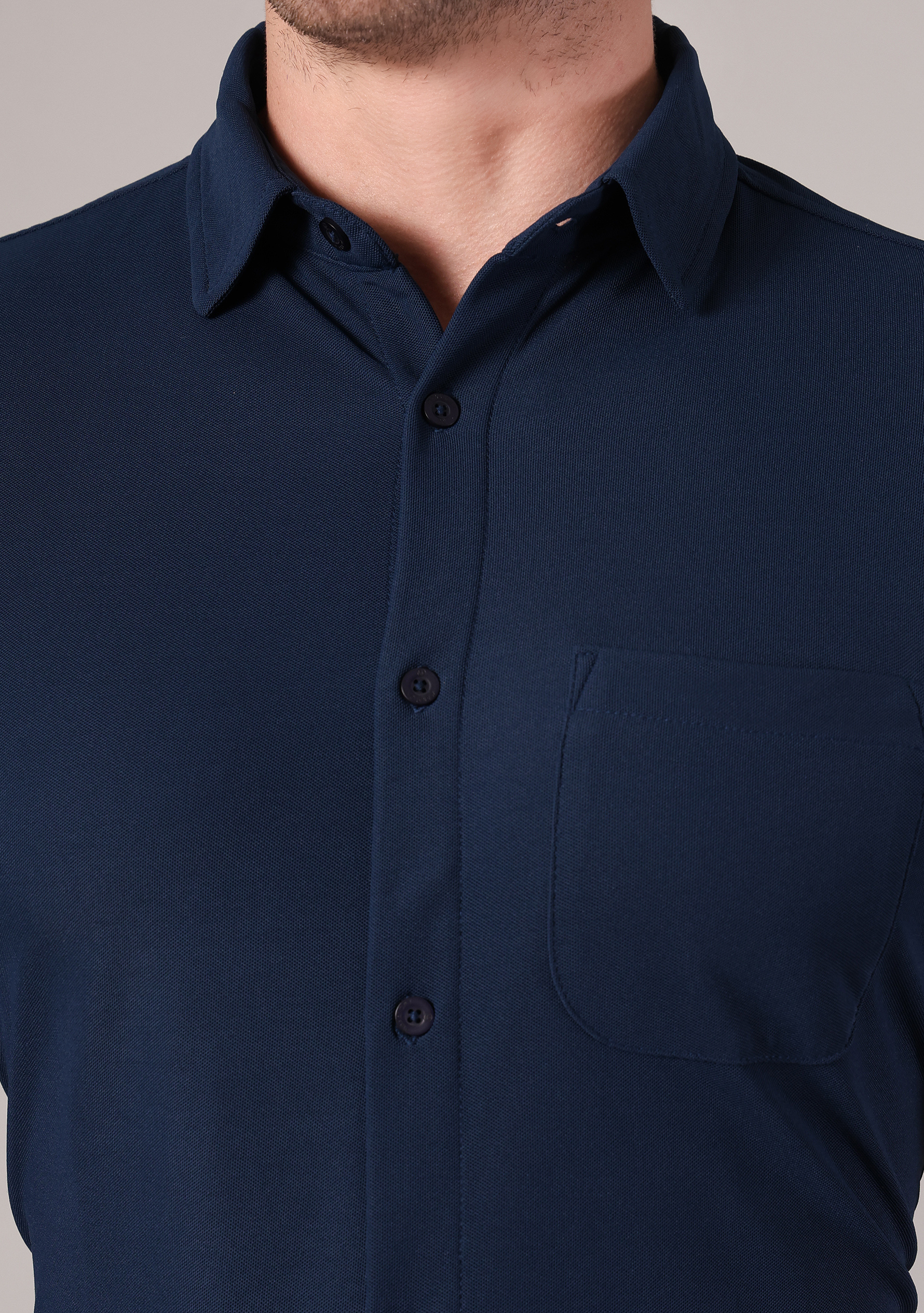 True Navy Full Sleeve Versatile Shirt
