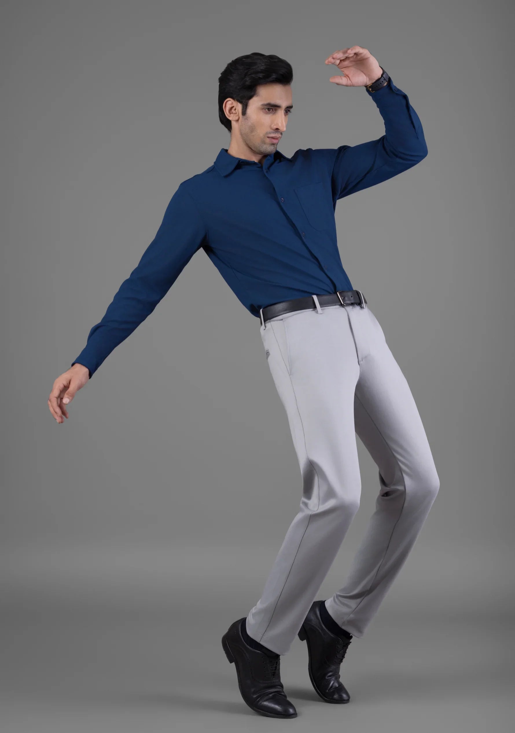 UltraEase 4way Stretch Steel Grey Pant - The Manatomy