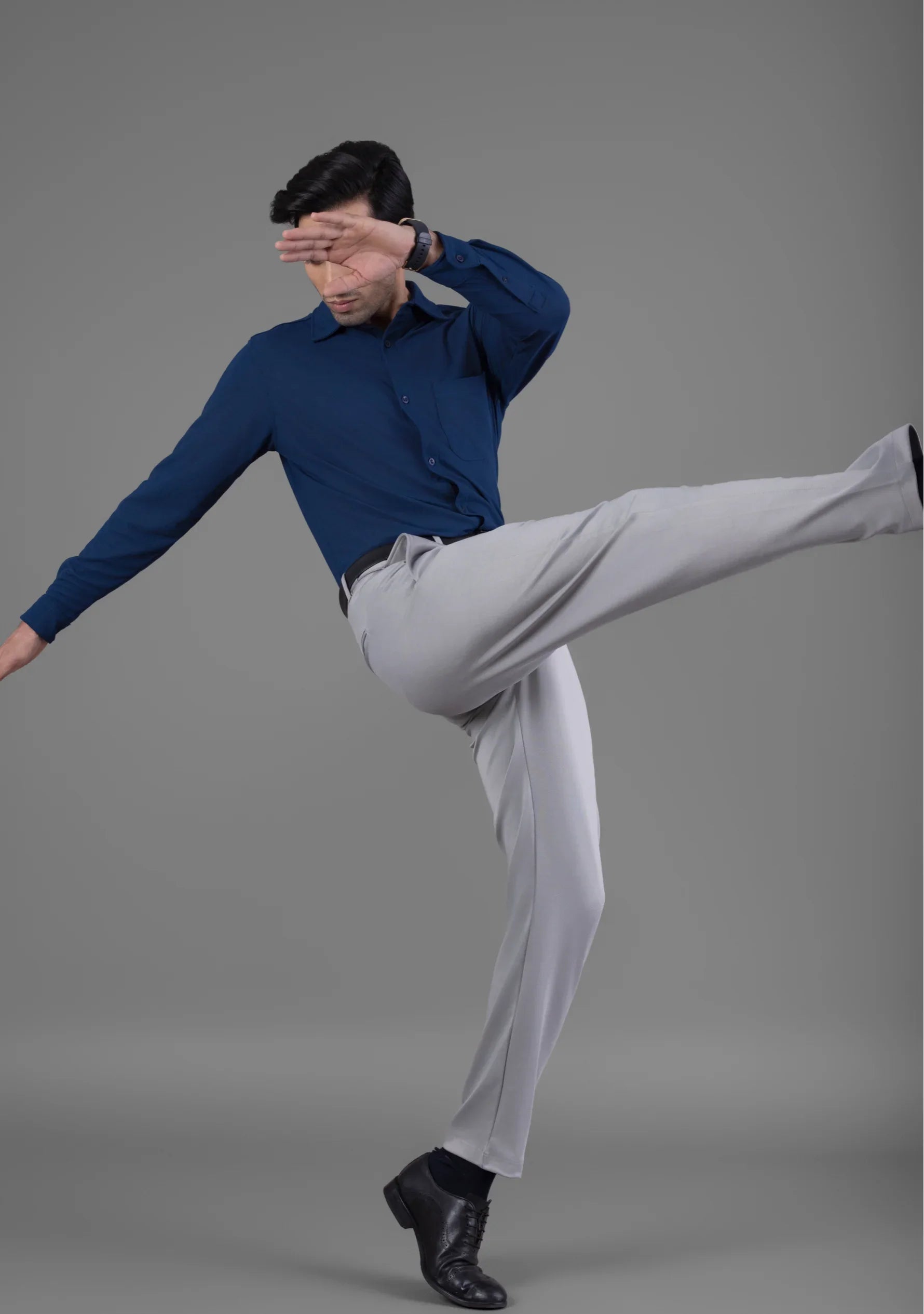 UltraEase 4way Stretch Steel Grey Pant - The Manatomy