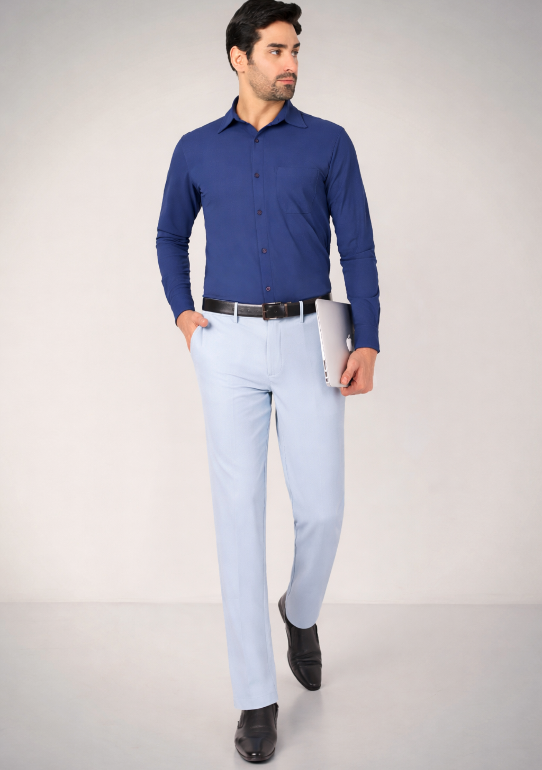 UltraEase 4way Stretch Steel Blue Pant