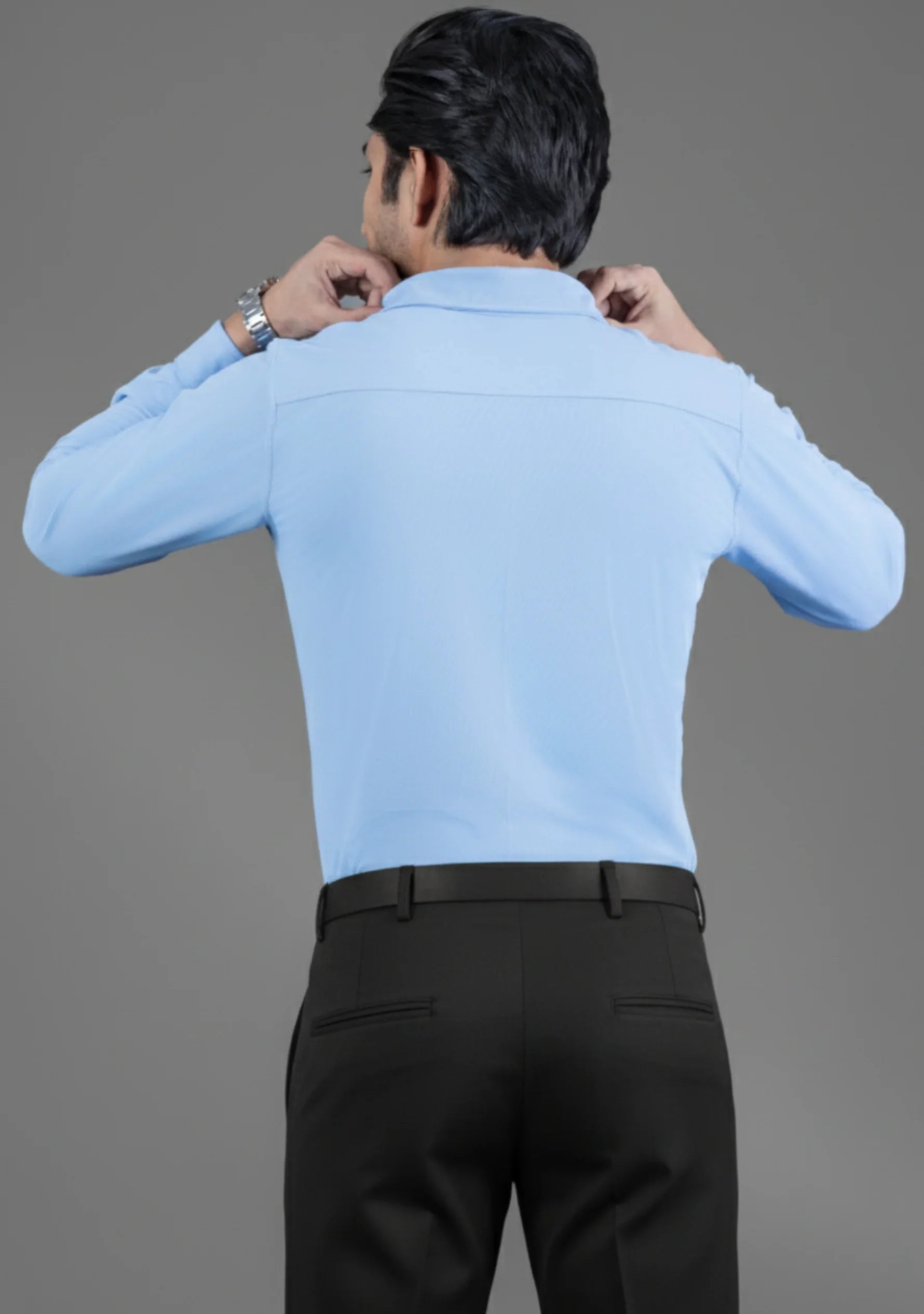 Pastel Blue Full Sleeve Versatile Shirt - The Manatomy