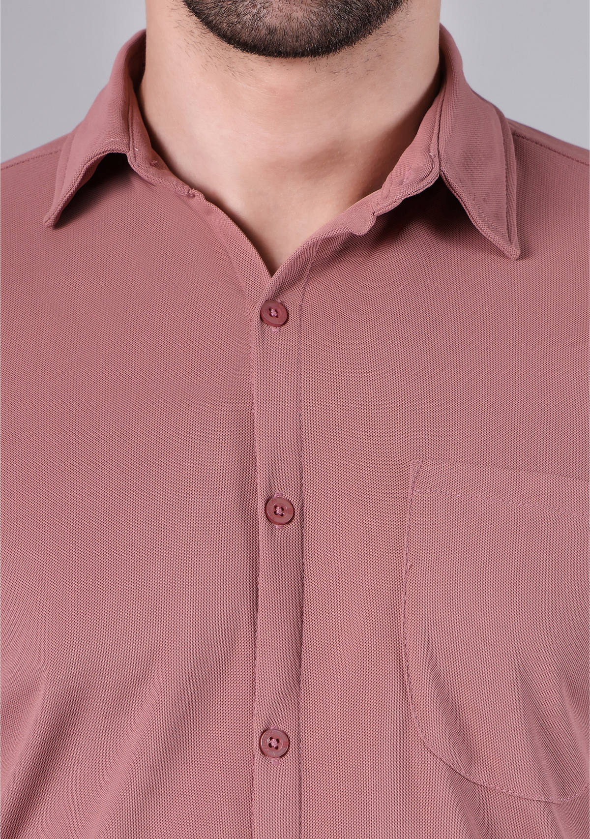 Baby Pink Full Sleeve Versatile Shirt