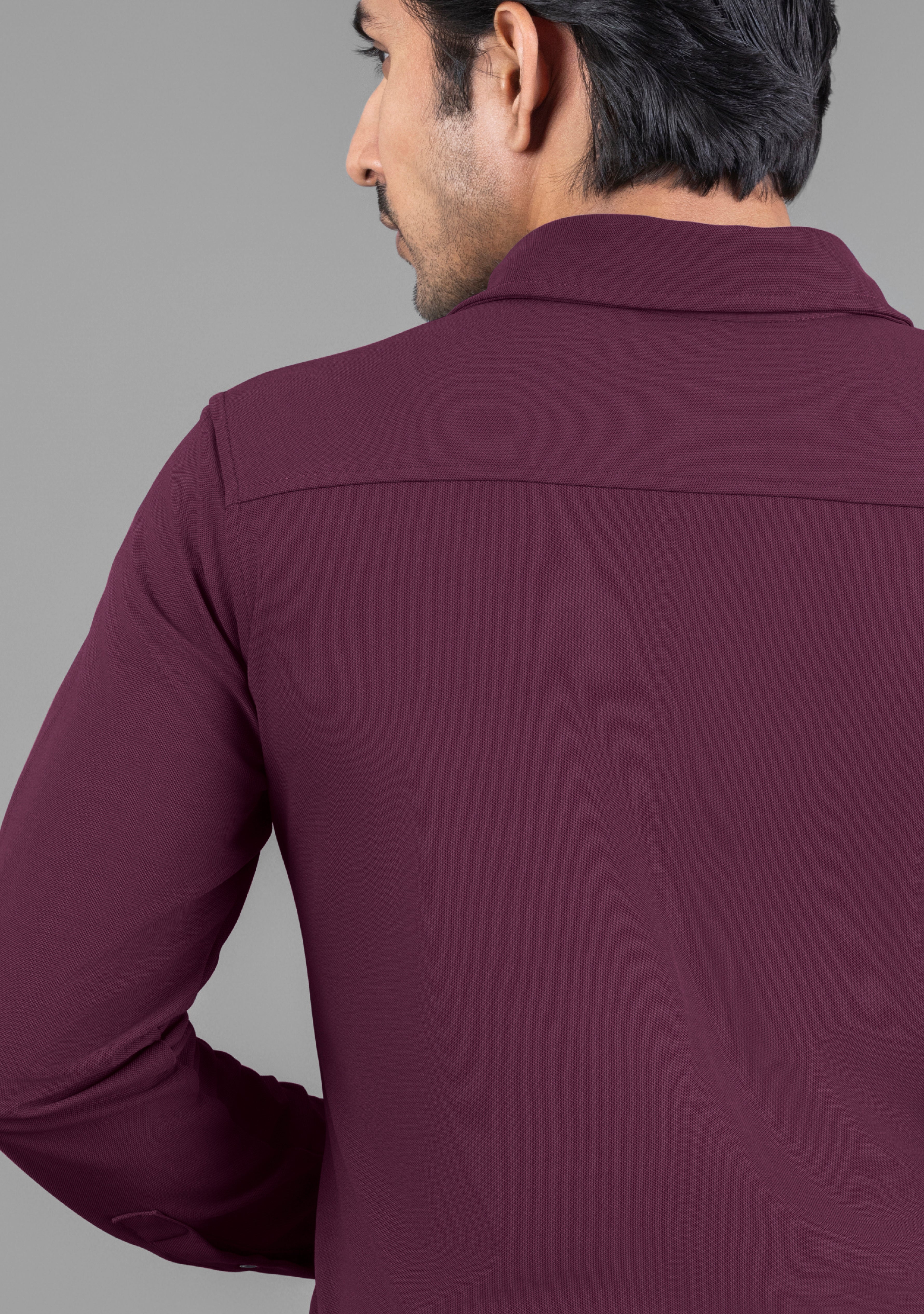 Berry Wine Full Sleeve Versatile Shirt