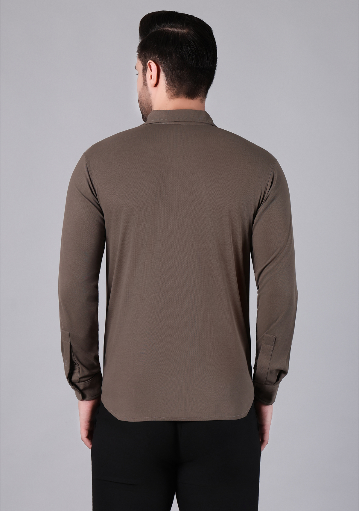 Coffee Brown Full Sleeve Versatile Shirt