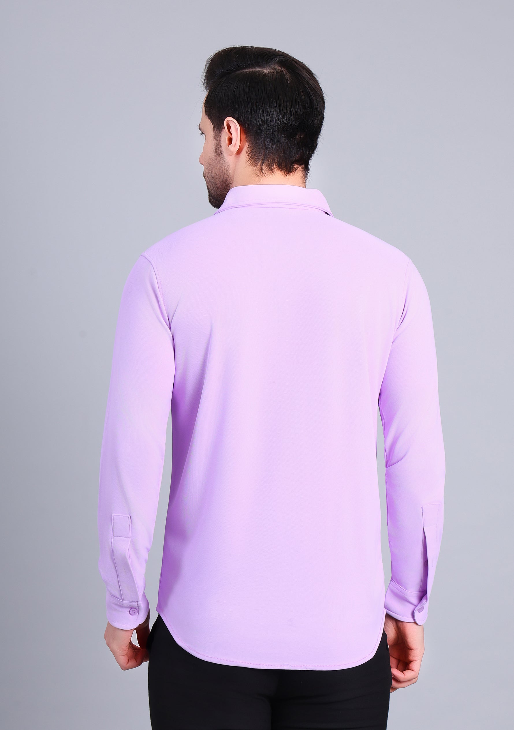 Lazy Lavender Full Sleeve Versatile Shirt