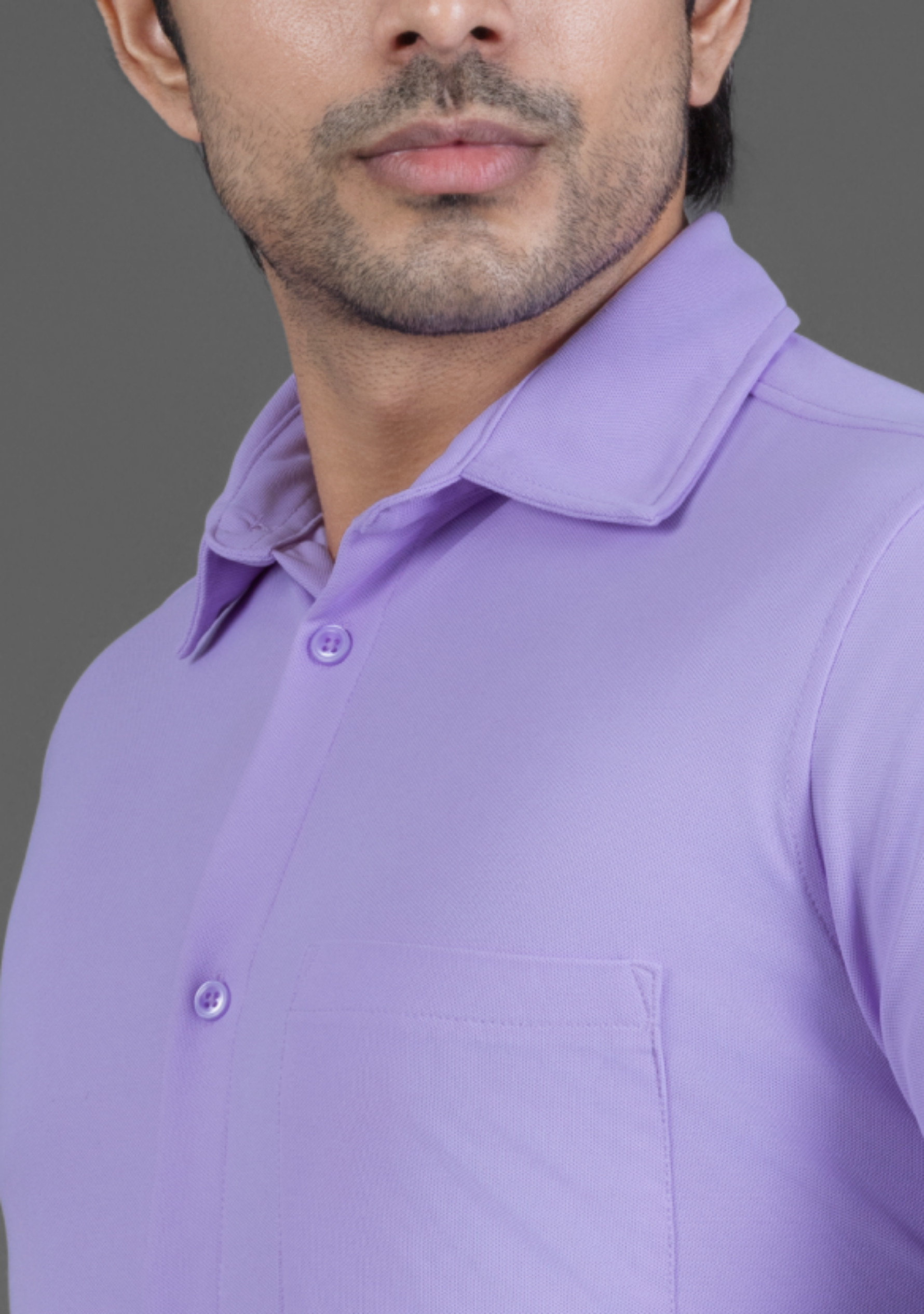 Lazy Lavender Full Sleeve Versatile Shirt