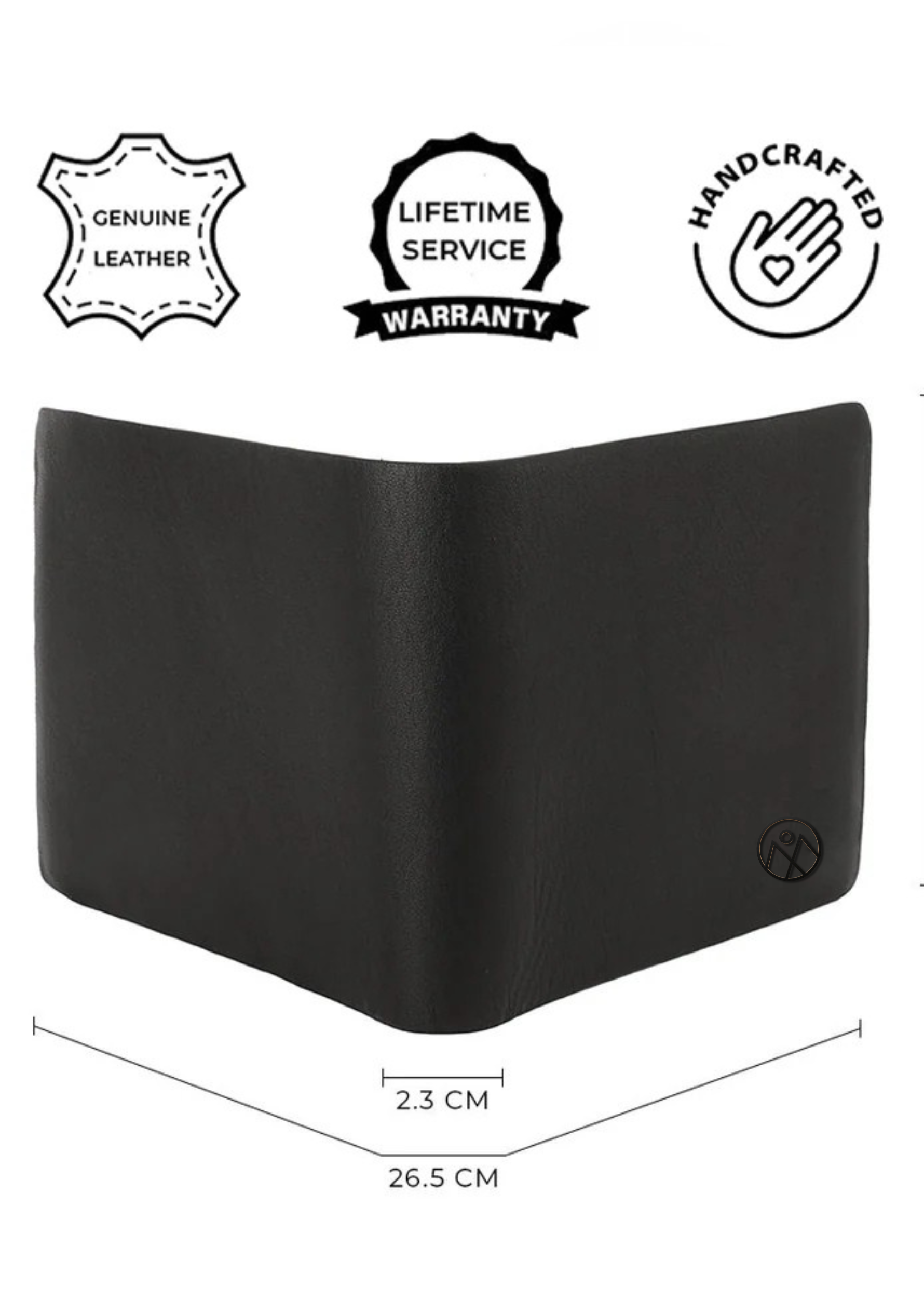 Legacy Black Bifold Wallet