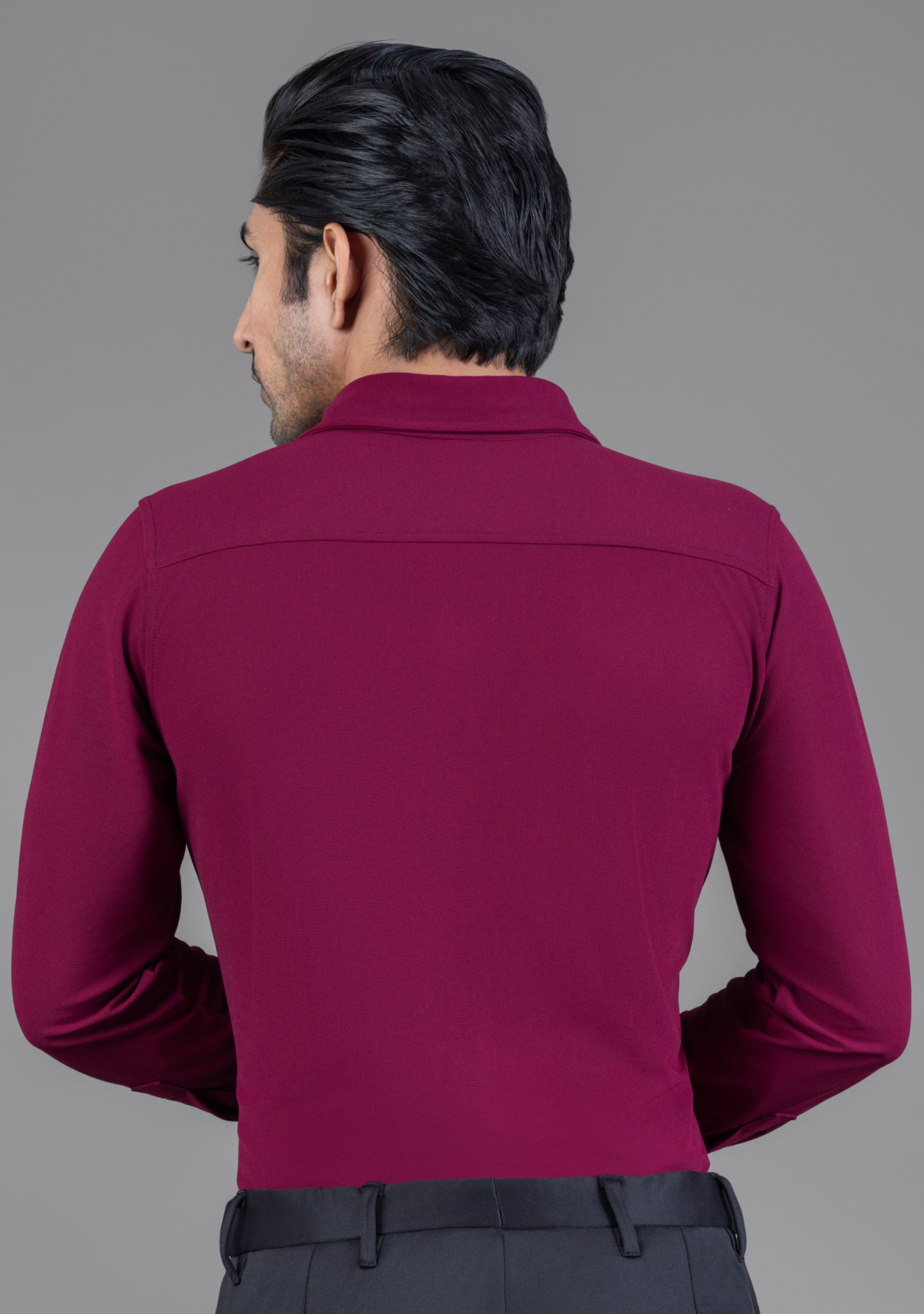 Magic Maroon Full Sleeve Versatile Shirt