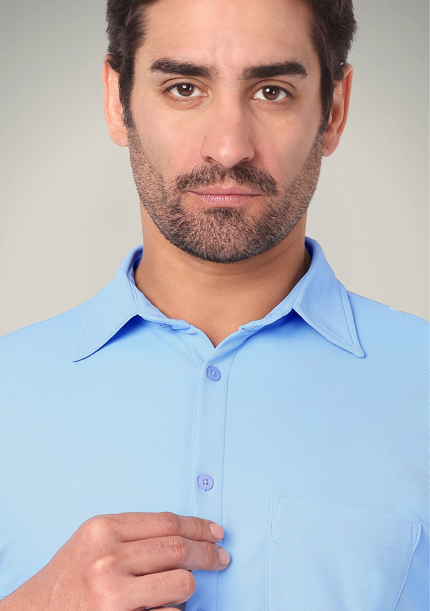 Pastel Blue Full Sleeve Versatile Shirt