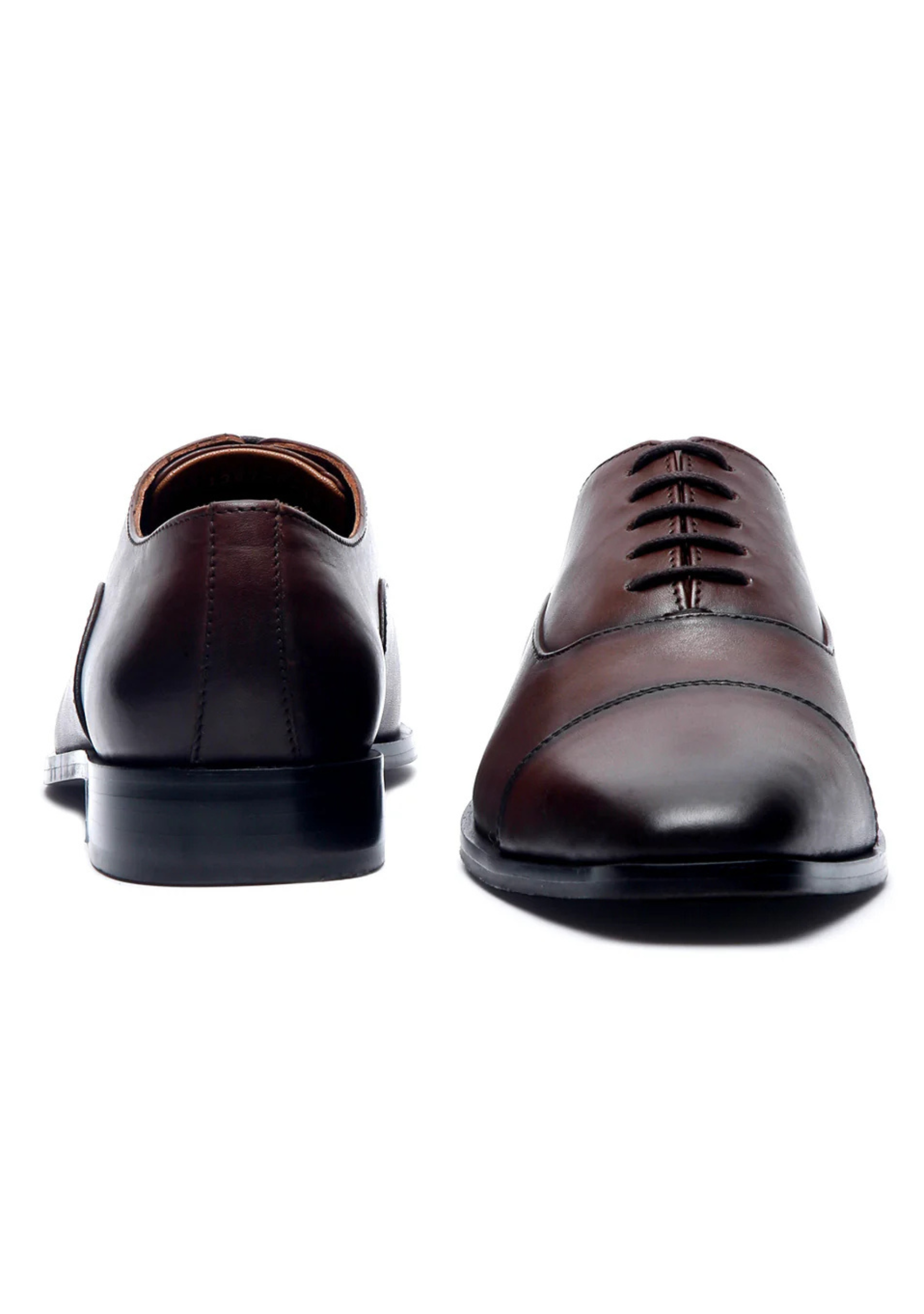 Prestige Cap Toe Brown Shoes