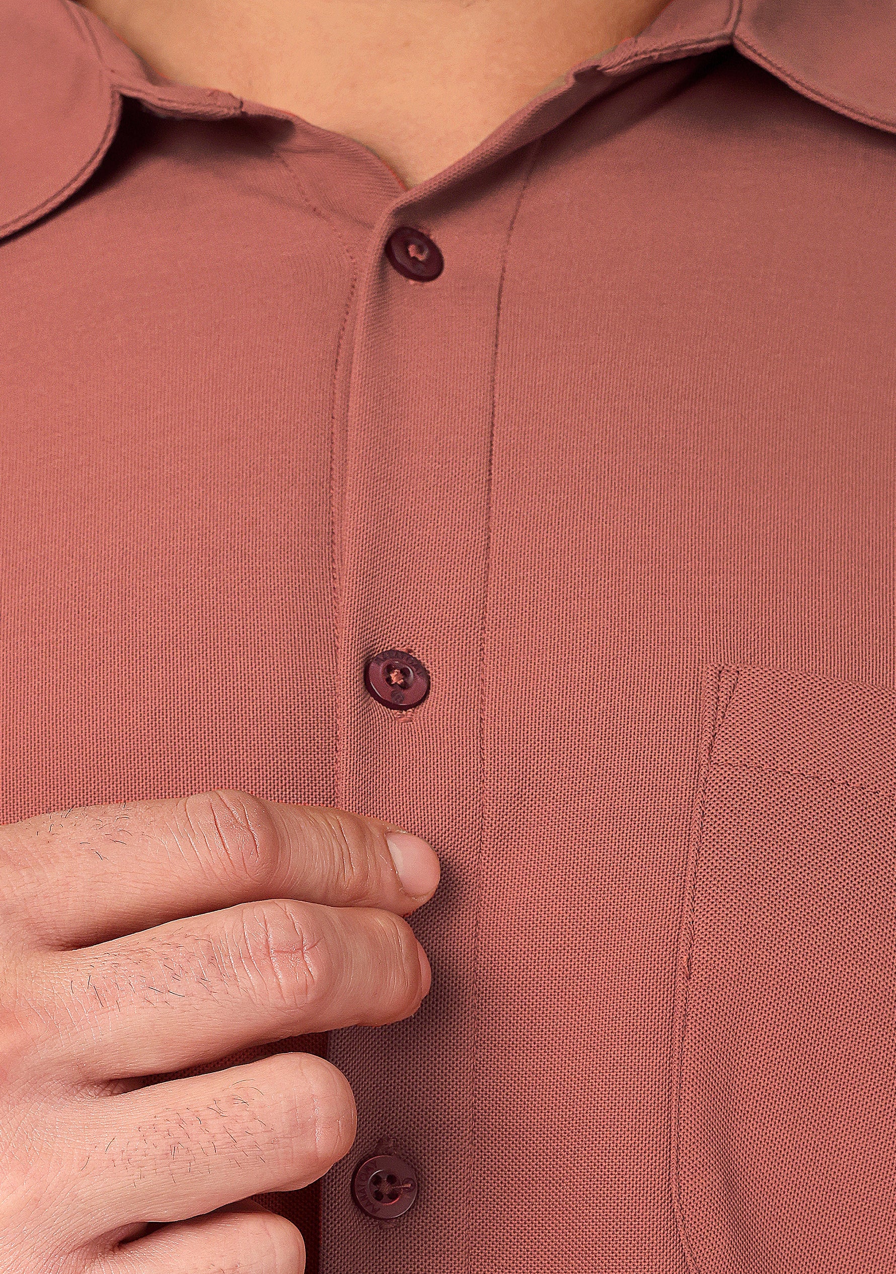 Terracotta Rust Full Sleeve Versatile Shirt