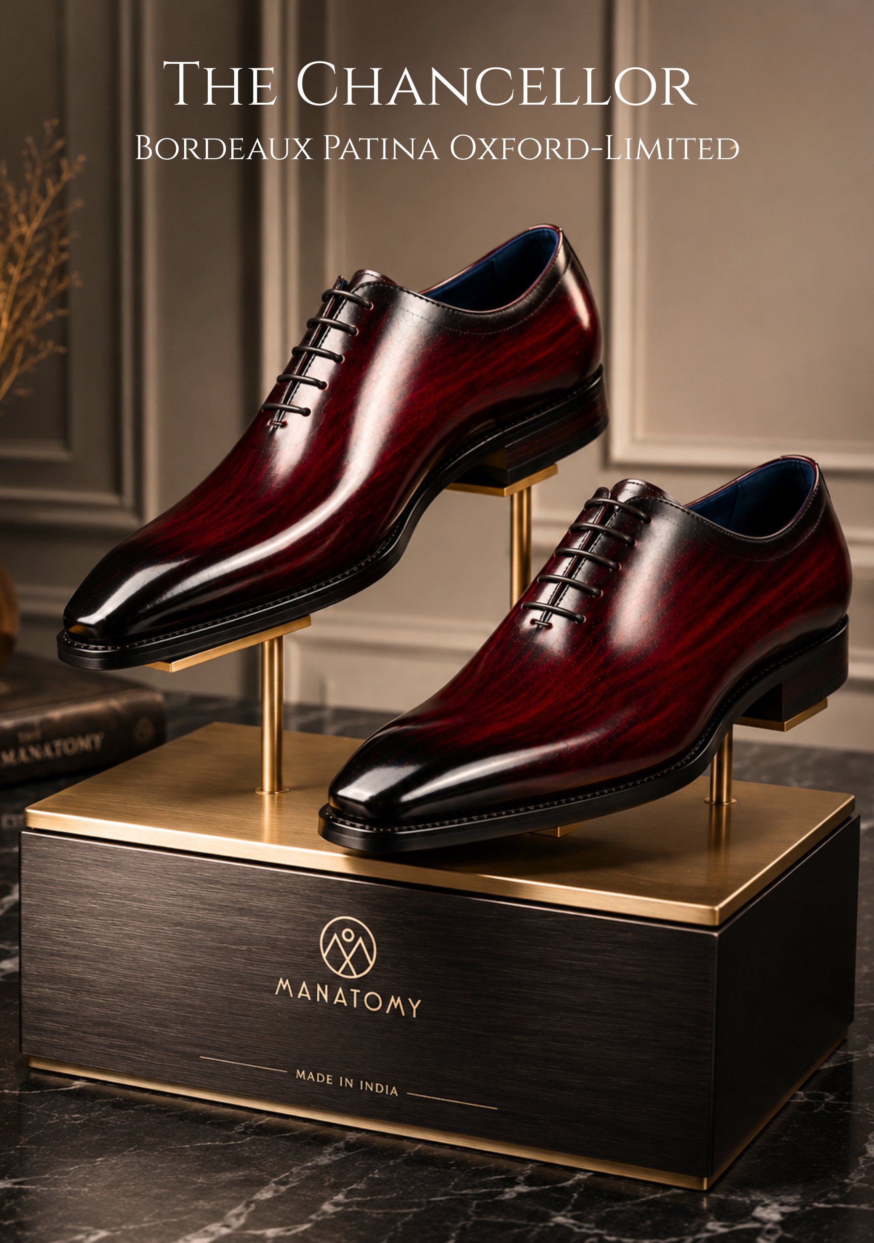 The Chancellor – Bordeaux Patina Oxford-Limited