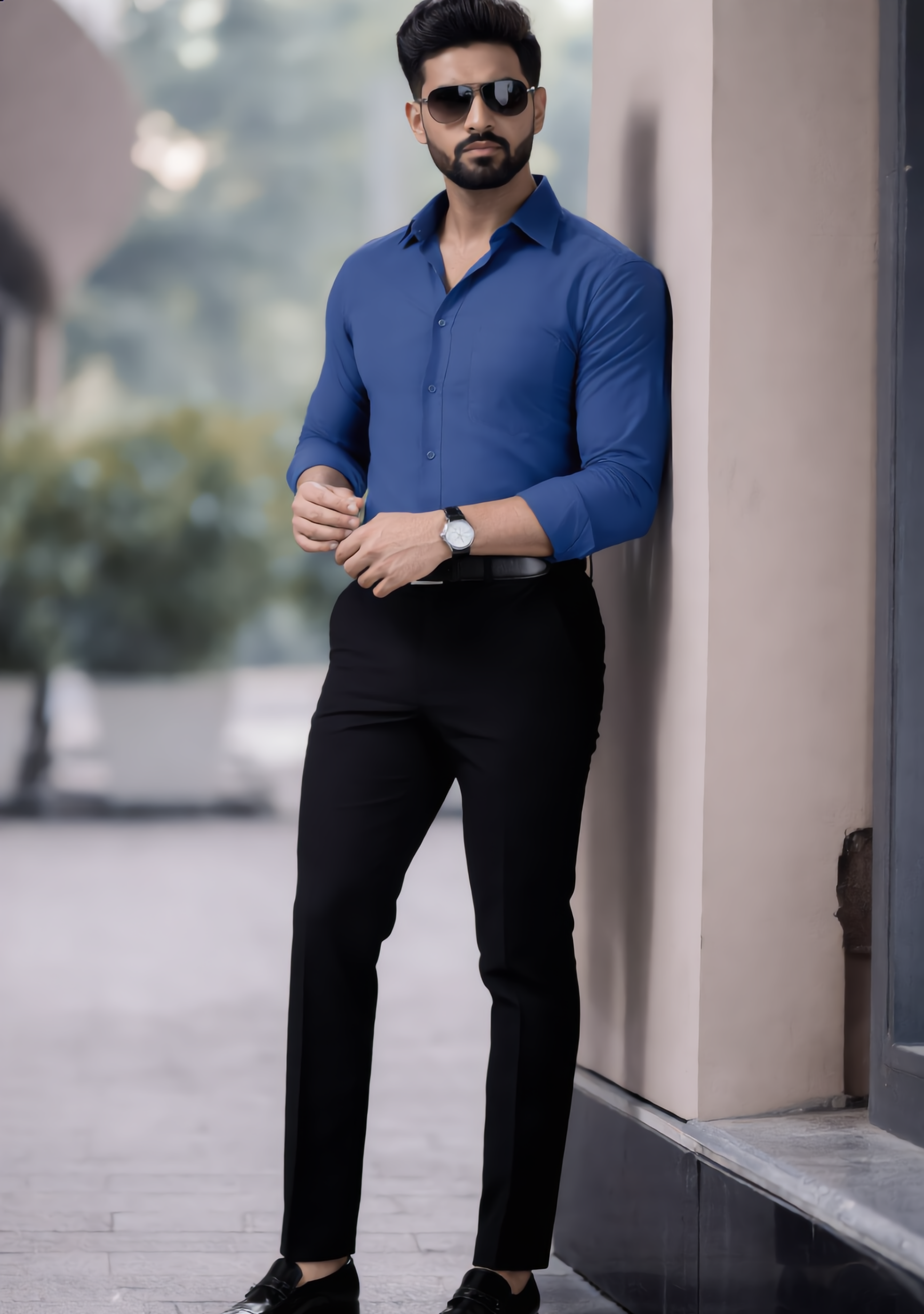 The Signature Combo – Dark Grey Shirt + Black Pant