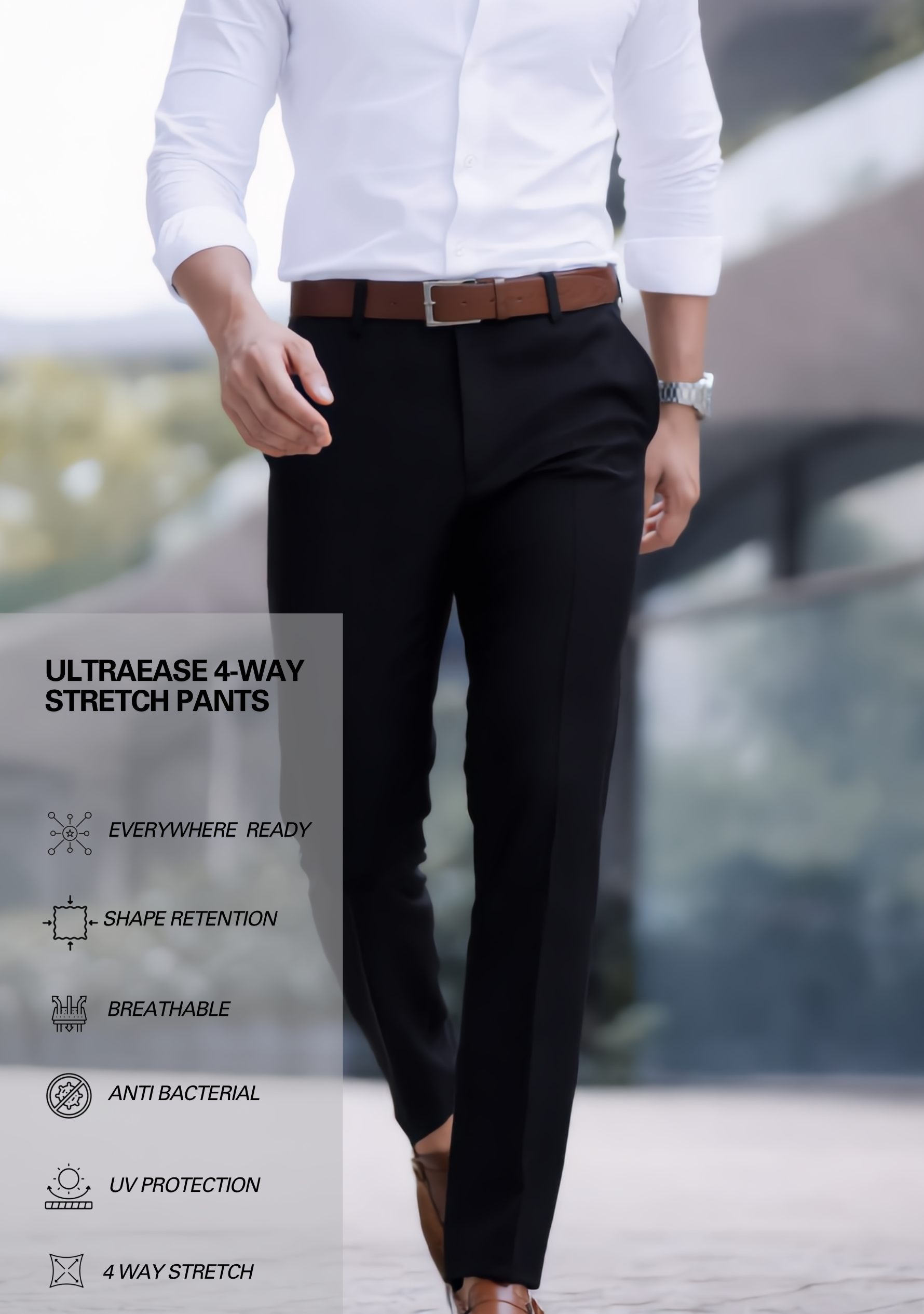 The Signature Combo – White Shirt + Black Pant