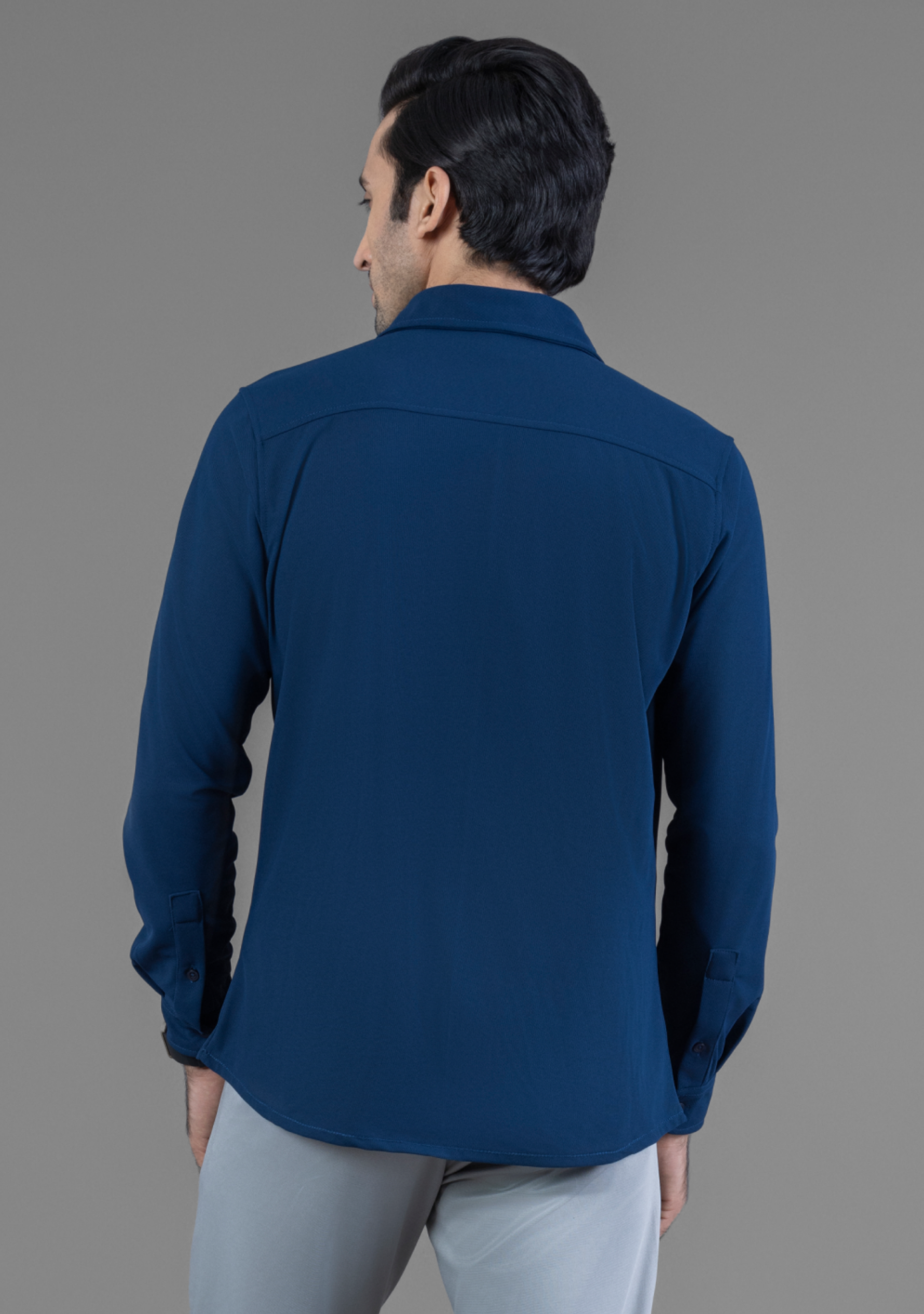 True Navy Full Sleeve Versatile Shirt