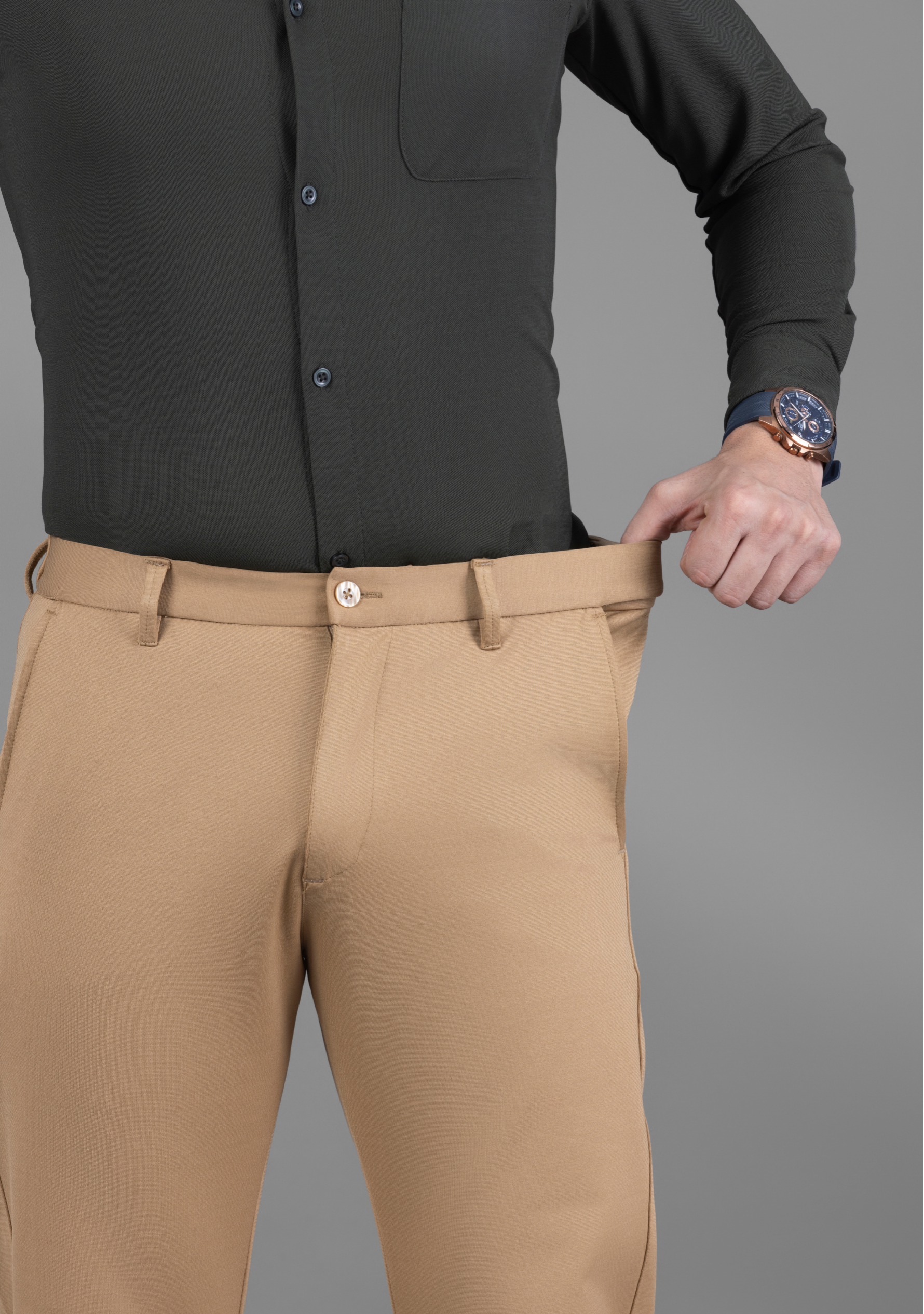 UltraEase 4way Stretch Tan Khaki Pant